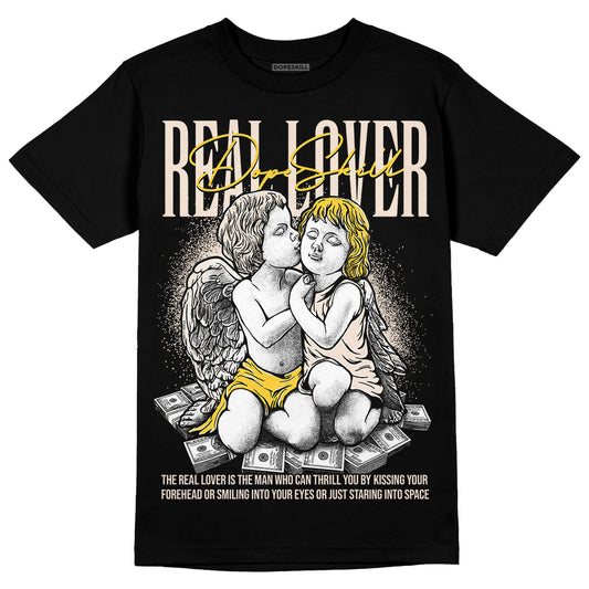 Jordan 4 "Sail" DopeSkill T-Shirt Real Lover Graphic Streetwear - Black
