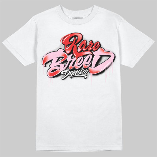 Awake NY x Air Jordan 5 Arctic Pink DopeSkill T-Shirt Rare Breed Type Graphic Streetwear - White