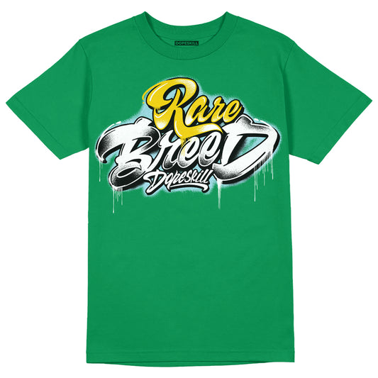 Jordan 5 “Lucky Green” DopeSkill Green T-shirt Rare Breed Type Graphic Streetwear 