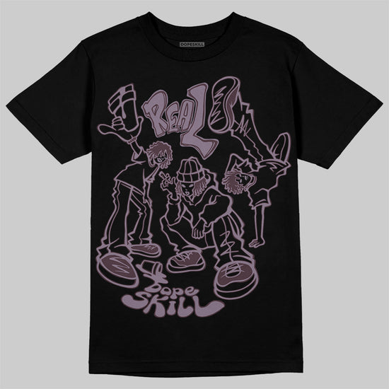 A Ma Maniére x Air Jordan 3 Black Violet Ore DopeSkill T-Shirt Real Y2K Players Graphic Streetwear - Black