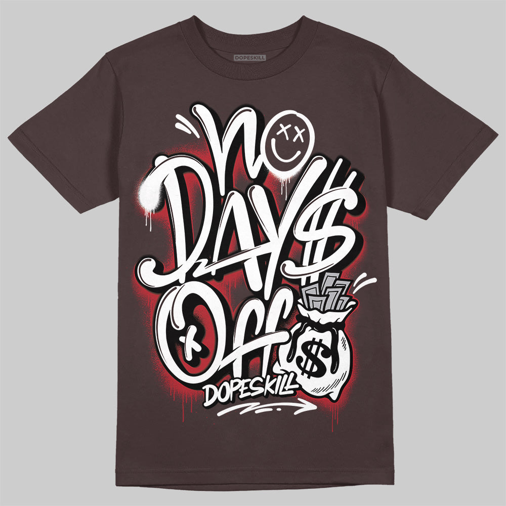 SoleFly x Air Jordan 12 Retro SP 'Cafecito/Baroque Brown' DopeSkill T-Shirt No Days Off Graphic Streetwear - Dark Chocolate