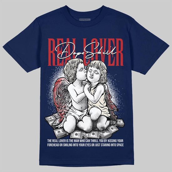 Jordan 11 “Rare Air” DopeSkill T-Shirt Real Lover Graphic Streetwear - navy