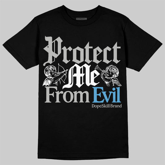 Jordan 10 OG “Steel” DopeSkill T-Shirt Protect Me From Evil Graphic Streetwear - black