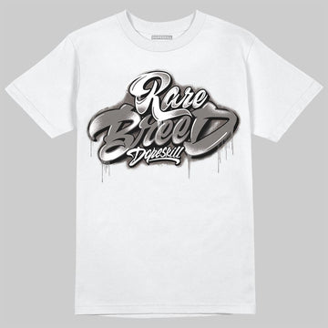Jordan 4 Retro Cave Stone DopeSkill T-Shirt Rare Breed Type Graphic Streetwear - White