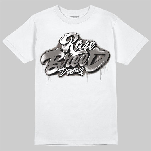 Jordan 4 Retro Cave Stone DopeSkill T-Shirt Rare Breed Type Graphic Streetwear - White