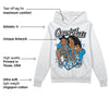 Military Blue 4s DopeSkill Hoodie Sweatshirt Queen Of Hustle Graphic