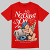 Adidas Samba OG Cloud White Better Scarlet Supplier Colour DopeSkill T-Shirt New No Days Off Graphic Streetwear - Red