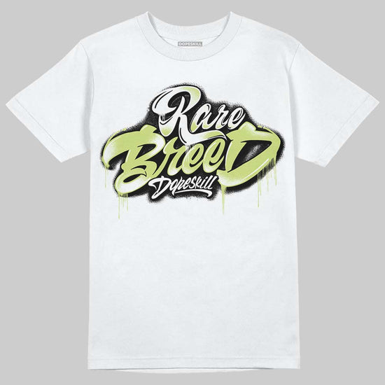 Jordan 5 “Luminous Green” DopeSkill T-Shirt Rare Breed Type Graphic Streetwear - White