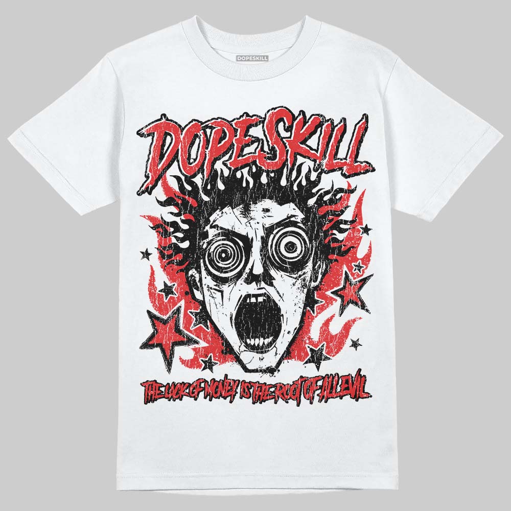 Jordan 13 Retro OG Chicago (2026) DopeSkill T-Shirt Root of Evil Graphic Streetwear - White