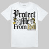 Quai 54 x Air Jordan 1 Retro Low OG Tour Yellow Black DopeSkill T-Shirt Protect Me From Evil Graphic Streetwear - White