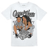 Jordan 1 Low OG “Shadow” DopeSkill T-Shirt Queen Of Hustle Graphic Streetwear - White