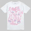 Jordan 1 Low SE Paw Print Pink Foam DopeSkill T-Shirt Real Y2K Players Graphic Streetwear - White 