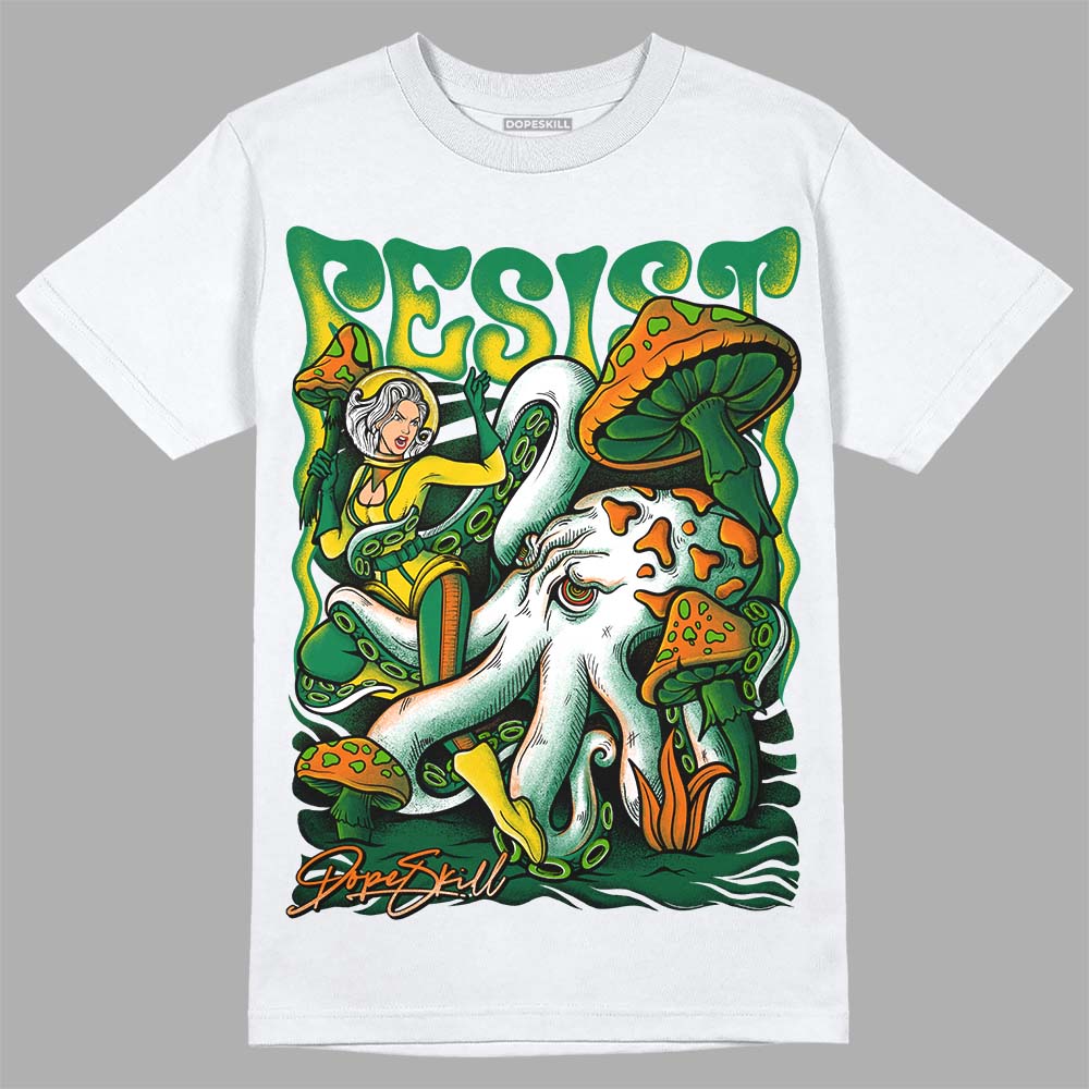 Green Sneakers DopeSkill T-Shirt Resist Graphic Streetwear - White 