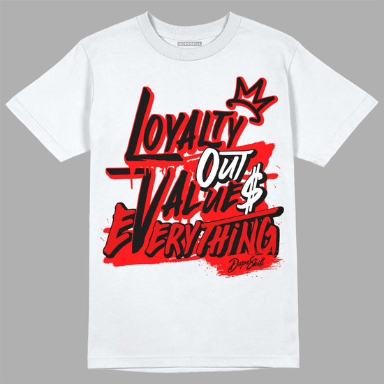 Jordan 1 Retro High OG "Satin Bred" DopeSkill T-Shirt LOVE Graphic Streetwear - White