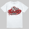 Jordan 5 Retro Fire Red Black Tongue (2025) DopeSkill T-Shirt Rare Breed Type Graphic Streetwear - White