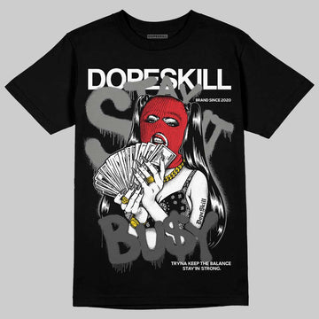Jordan 10 Retro Shadow (2025) DopeSkill T-Shirt Stay It Busy Graphic Streetwear - Black