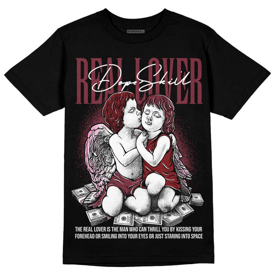 Jordan 1 Retro High OG “Team Red” DopeSkill T-Shirt Real Lover Graphic Streetwear - Black