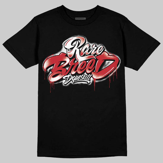 Jordan 5 Retro Fire Red Black Tongue (2025) DopeSkill T-Shirt Rare Breed Type Graphic Streetwear - black