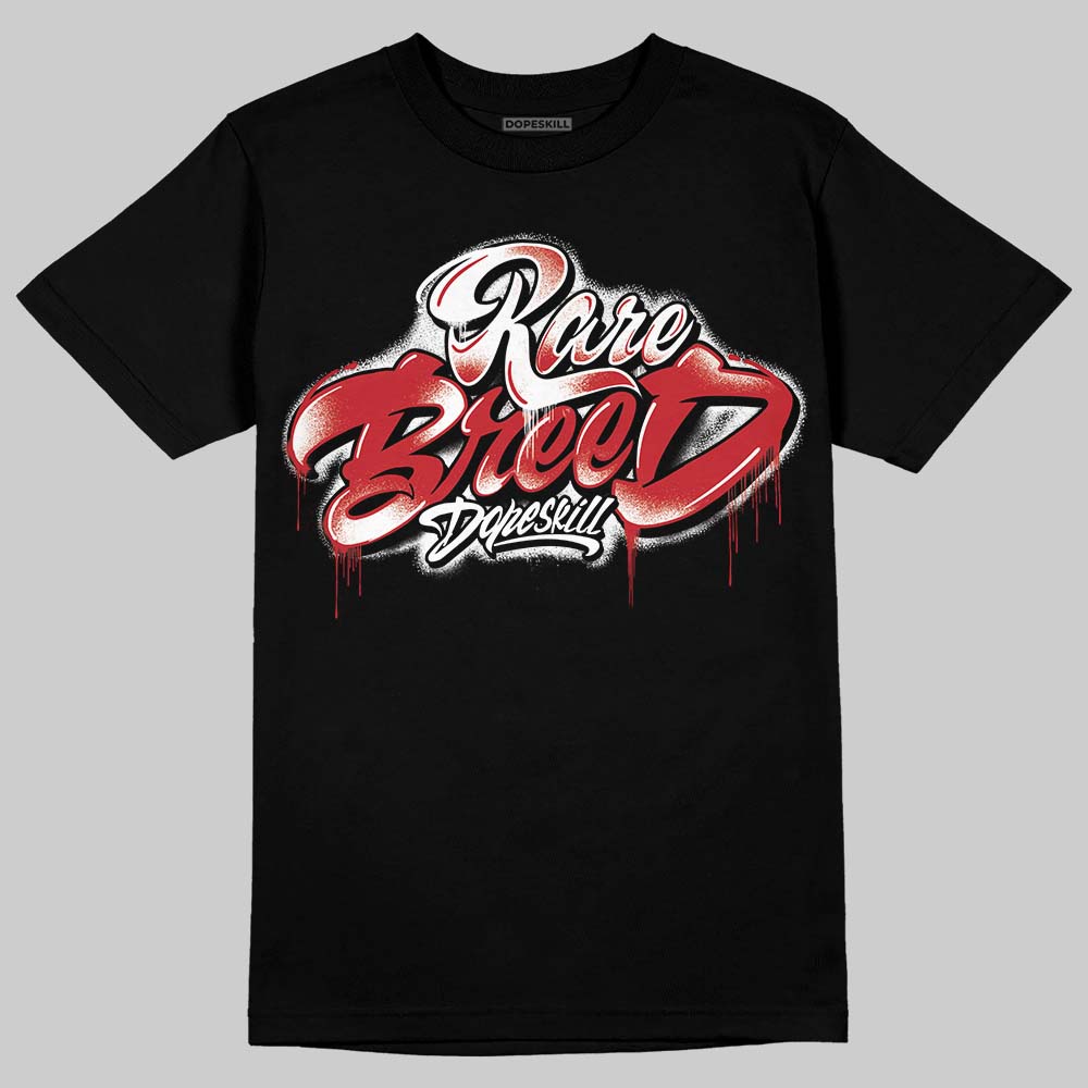 Jordan 5 Retro Fire Red Black Tongue (2025) DopeSkill T-Shirt Rare Breed Type Graphic Streetwear - black