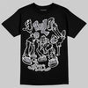 Jordan 3 “Cement Grey” DopeSkill T-Shirt Real Y2K Players Graphic Streetwear - Black