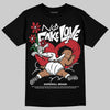 Jordan 14 Retro ‘Black Toe’ DopeSkill T-Shirt No Fake Love Graphic Streetwear - Black