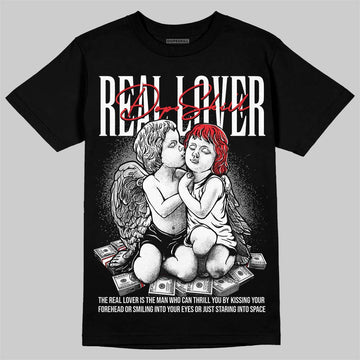 Jordan 4 “White Thunder” DopeSkill T-Shirt Real Lover Graphic Streetwear - Black