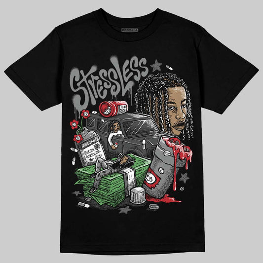 Jordan 4 “Black Cat” (2025) DopeSkill T-Shirt Stressless Graphic Streetwear - Black
