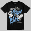 Jordan 12 Retro 'Melo' DopeSkill T-Shirt No Money No Love Typo Graphic Streetwear - Black