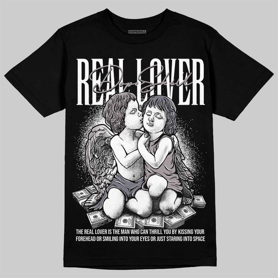 Lanvin Curb Sneakers White Anthracite DopeSkill T-Shirt Real Lover Graphic Streetwear - Black