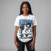 Foamposite Pro “UNC” DopeSkill Oversize Print T-Shirt Real Ones Choose Loyalty Graphic