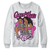 Jordan 4 GS “Hyper Violet” DopeSkill Sweatshirt Queen Of Hustle Graphic Streetwear - White 