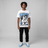Foamposite Pro “UNC” DopeSkill Oversize Print T-Shirt Real Ones Choose Loyalty Graphic