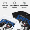 “True Blue” 3s DopeSkill Oversize Print T-Shirt Real Ones Choose Loyalty Graphic