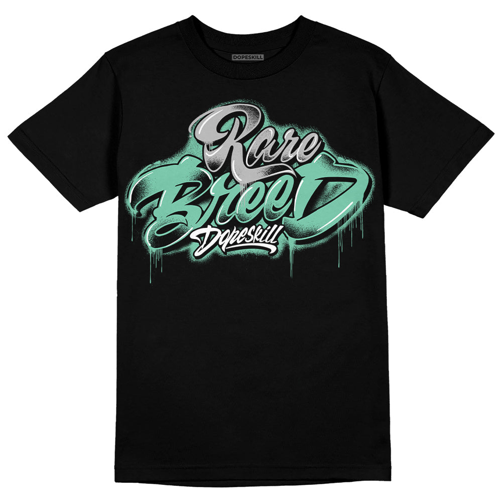 Jordan 3 "Green Glow" DopeSkill T-Shirt Rare Breed Type Graphic Streetwear - Black 