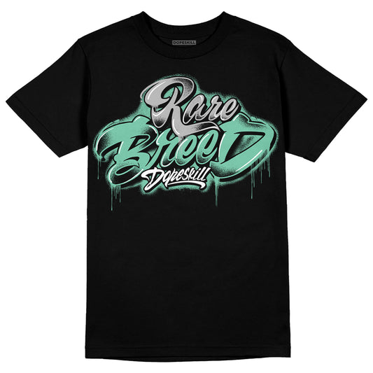 Jordan 3 "Green Glow" DopeSkill T-Shirt Rare Breed Type Graphic Streetwear - Black 