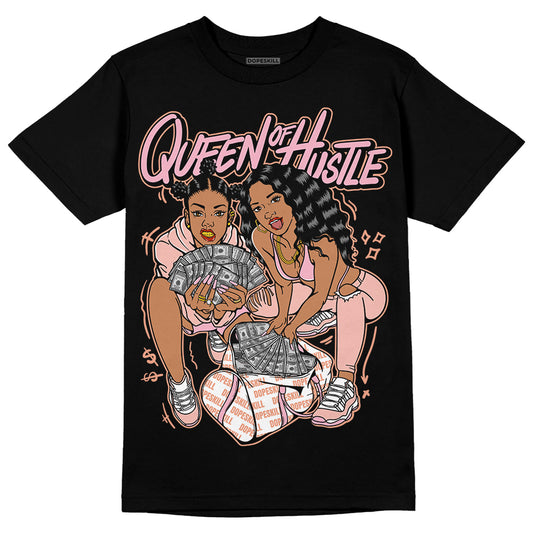 Jordan 11 Low “Legend Pink” DopeSkill T-Shirt Queen Of Hustle Graphic Streetwear - Black