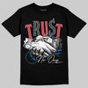 Jordan 11 City Pack “285” Atlanta DopeSkill T-Shirt Trust No One Graphic Streetwear - Black