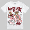 Jordan 3 Retro Valentine's Day Treat Yourself (2025) DopeSkill T-Shirt No Risk No Story Graphic Streetwear - White