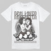 Jordan 4 Retro Cave Stone DopeSkill T-Shirt Real Lover Graphic Streetwear - White