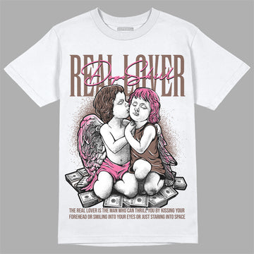 Dunk Low Smokey Mauve Playful Pink DopeSkill T-Shirt Real Lover Graphic Streetwear - White 