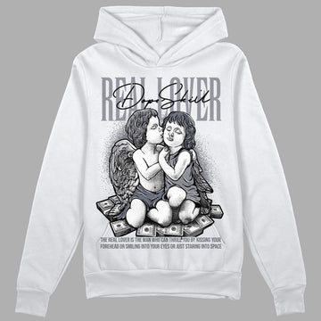 Jordan 14 Retro 'Stealth' DopeSkill Hoodie Sweatshirt Real Lover Graphic Streetwear - WHite