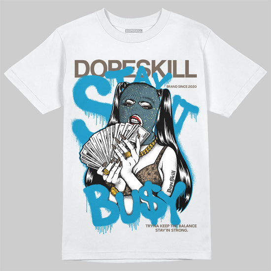 Jordan 3 GS “We Outside” DopeSkill T-Shirt Stay It Busy Graphic Streetwear - White