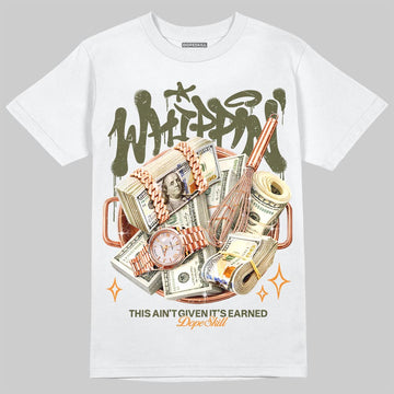Jordan 5 "Olive" DopeSkill T-Shirt Whippin Graphic Streetwear - White