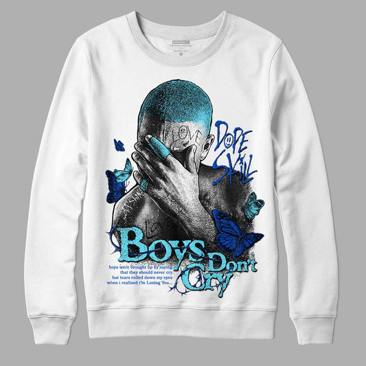 Dunk Low Argon DopeSkill Sweatshirt Boys Don't Cry Graphic Streetwear - White