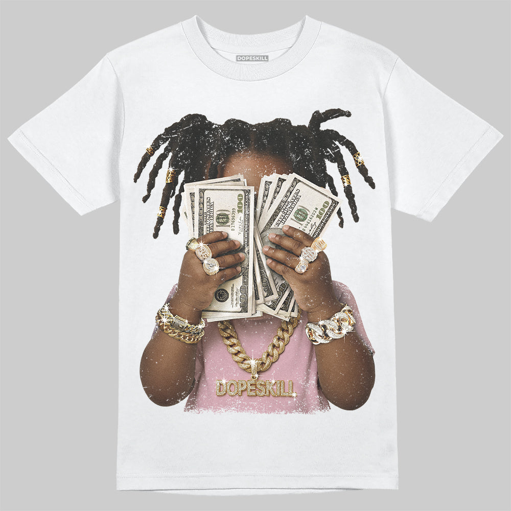 Jordan 4 Retro Valentine's Day (2026) (GS) DopeSkill T-Shirt Rich Youth Graphic Streetwear - White