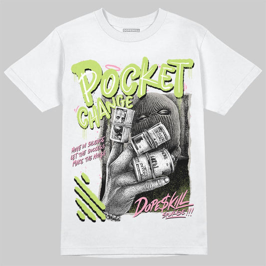 Chase B x Travis Scott x Jordan Jumpman Jack DopeSkill T-Shirt Pocket Change Graphic Streetwear - White