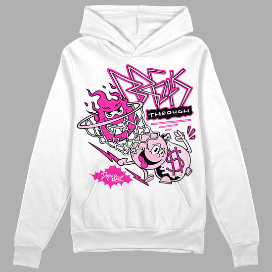 Dunk Low Triple Pink DopeSkill Hoodie Sweatshirt Break Through Graphic Streetwear - White