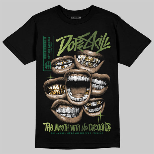 Foamposite Pro 'Pine Green' DopeSkill T-Shirt The Mouth With No Droughts Graphic Streetwear - Black