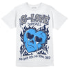 Jordan 3 "Midnight Navy" DopeSkill T-Shirt No Love Graphic Streetwear - WHite