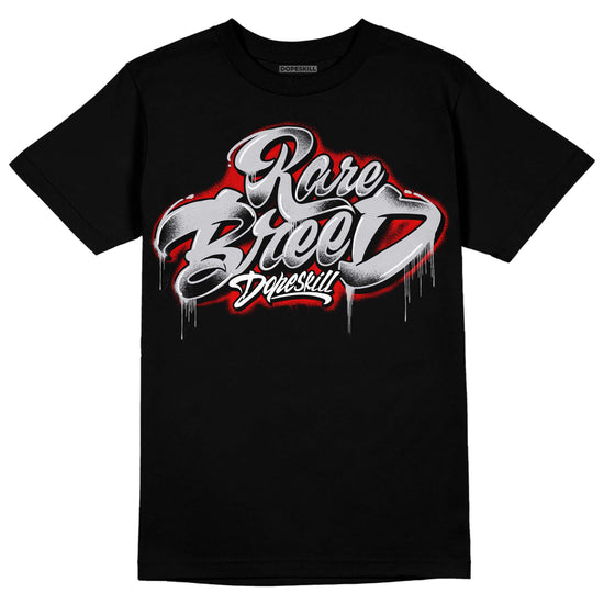 Jordan 2 Retro "Black Cement" DopeSkill T-Shirt Rare Breed Type Graphic Streetwear - Black